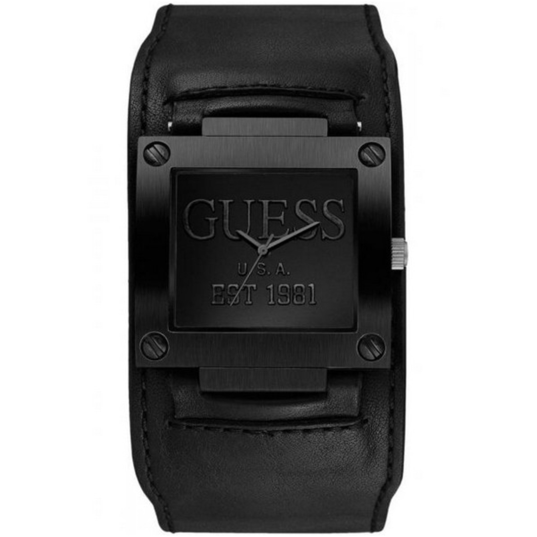 Reloj Guess Mujer W1140L3 Piel Negro — Joyeriacanovas