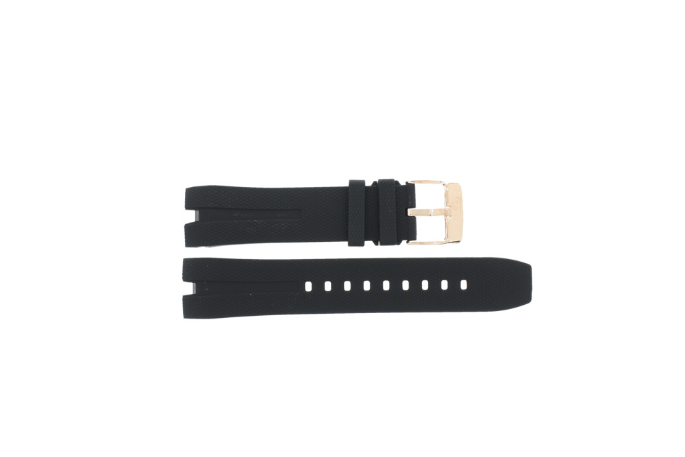 Correa de reloj Lotus 18192 1 Caucho Negro 22mm