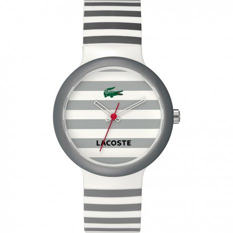 Lacoste correa de reloj 2010566 LC 46 1 29 2262 Caucho Multicolor 14mm