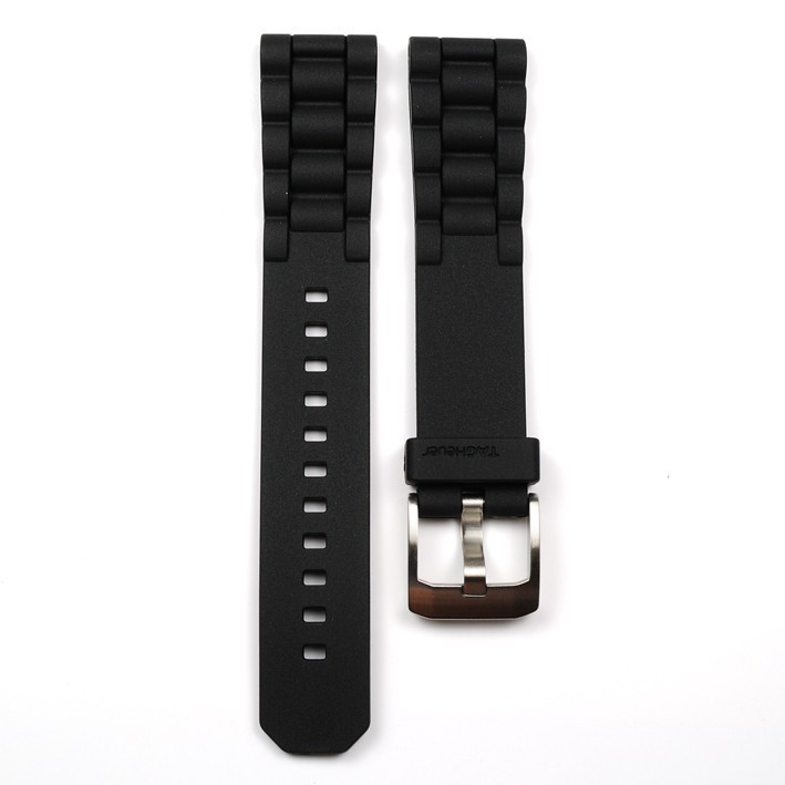 Correa de reloj Tag Heuer BT0711 BT0707 WAC1210 WAC1211 Caucho 17mm