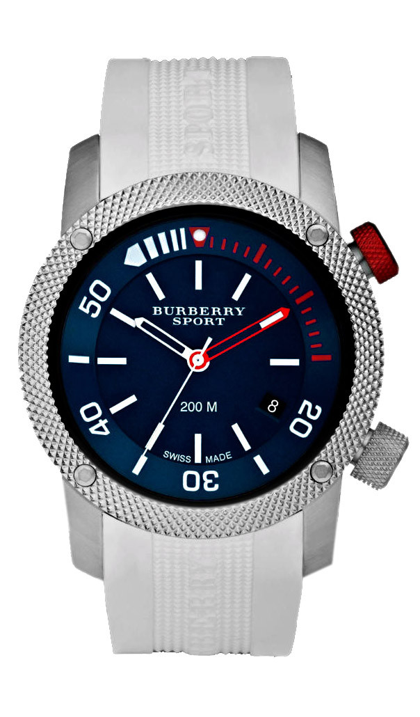 Correa de reloj Burberry BU7722 Caucho 24mm