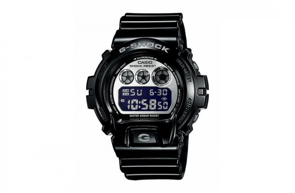 Correa de reloj Casio 10382428 DW 6900NB 1 DW 6900NB 1 3230 Plastico Negro 16mm