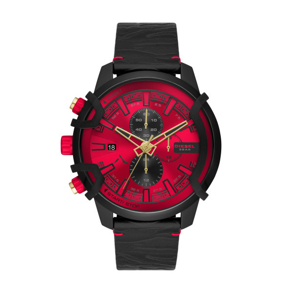 Reloj diesel correa de cuero top