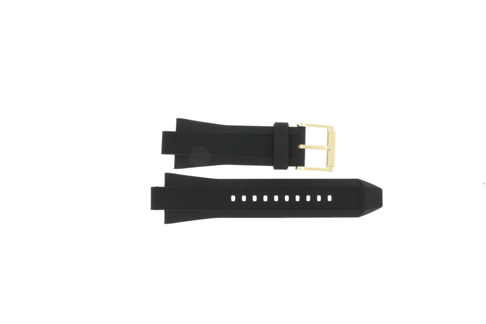 Correa de reloj Michael Kors MK8325 Dylan Caucho Negro 13mm