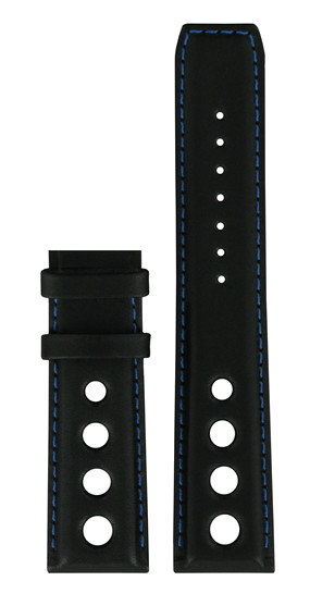 Correa de reloj Tissot T1004273620100 T610037467 Cuero Negro 22mm