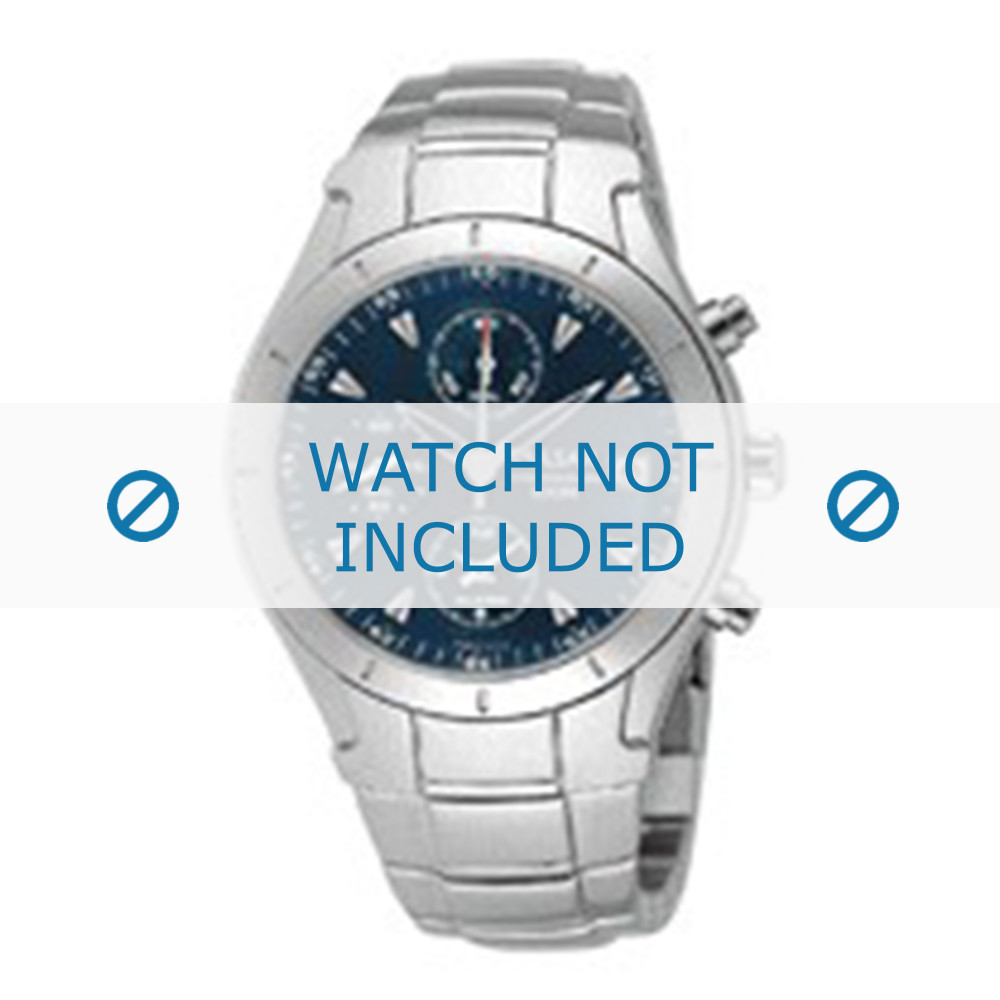 Pulsar correa de reloj PF3067X1 7T62 X012 PF3069X1 PF3071X1 Metal Plateado