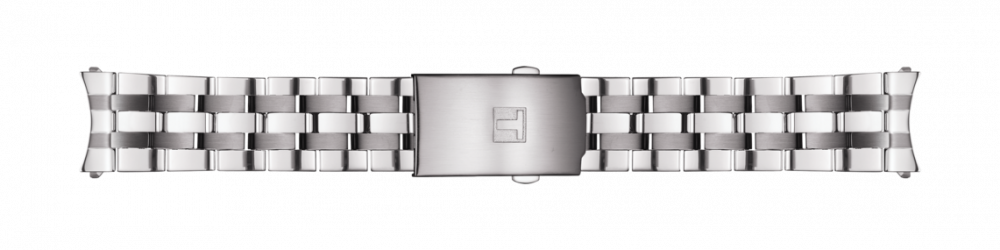 Tissot correa de reloj T361.461 T605014325 Metal Plateado 19mm