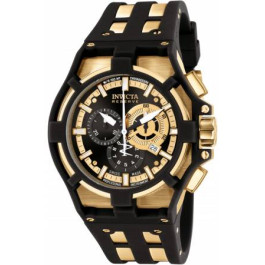 Correa de reloj Invicta 0639 / 0639-01 Silicona Negro