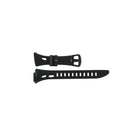 Correa de reloj Casio RFT100 / 10227753 Caucho Negro 16mm