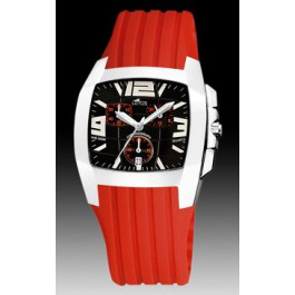 Lotus correa de reloj 15317-A Caucho Rojo