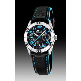 Correa de reloj Lotus 15651-4 Cuero Negro 18mm