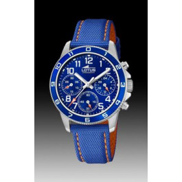 Correa de reloj Lotus 18581-2 Cuero Azul 18mm