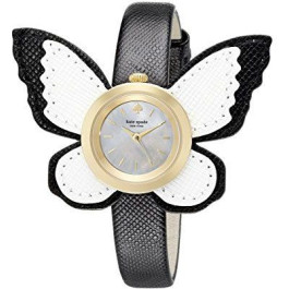 Correa de reloj Kate Spade New York 1YRU0810 Cuero Negro