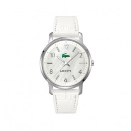 Correa de reloj Lacoste 2000631 / LC-41-3-14-2223 Cuero Blanco 20mm