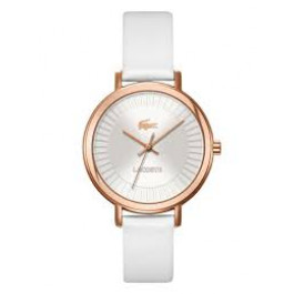 Correa de reloj Lacoste 2000715 / LC-33-3-34-2341 Cuero Blanco 14mm