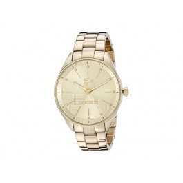Lacoste correa de reloj 2000898 / LC-82-3-34-2602 Metal Chapado en oro 18mm