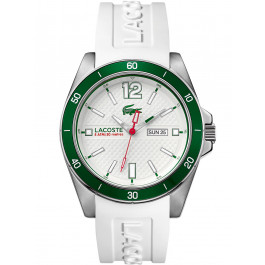 Lacoste correa de reloj 2010802 / LC-62-1-27-2592 Silicona Blanco 22mm