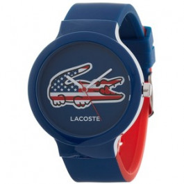Lacoste correa de reloj LC 46 4 47 2502 2020073 20mm Caucho Multicolor 14mm