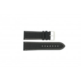Correa de reloj Universal 308L.01 XL Cuero Negro 18mm