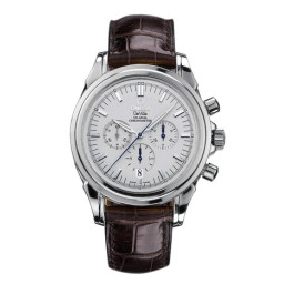 Correa de reloj Omega 48413132 / 98000276 Cuero de cocodrilo Marrón 20mm