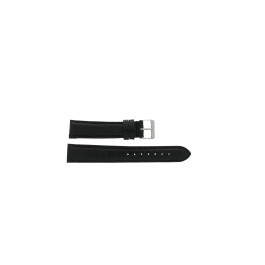 Correa de reloj Seiko SDWF89P1 / 7T32-7H70 / 4HZ2JJ Cuero Negro 18mm