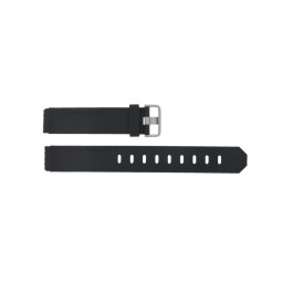 Correa de reloj Jacob Jensen 711 / 721 / 722 / 730 / 731 / 732 / 740 / 742 / 743 / 751 Caucho Negro 17mm