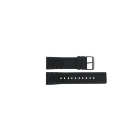 Correa de reloj Hugo Boss HB-221-1-34-2625 / HO659302527 Caucho Negro 24mm