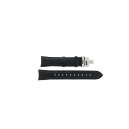 Correa de reloj Hugo Boss HB-273-1-14-2825 / HB1513266 / HB659302661 Piel de cocodrilo Negro 21mm