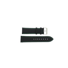 Correa de reloj Tommy Hilfiger 679300962 / 1710159 / TH-55-1-14-0723 Cuero Negro 24mm