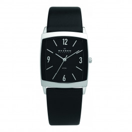 Correa de reloj Skagen 691LSLB Cuero Negro 23mm