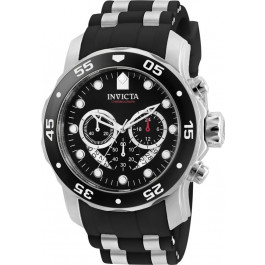 Correa de reloj Invicta 6977 / 6978 / 6979 Caucho Negro 26mm