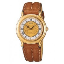 Correa de reloj Seiko 7N42-6A40 / SGE122P1 Cuero Cognac 17mm