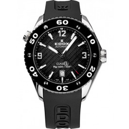 Correa de reloj Edox 80061 Silicona Negro 20mm