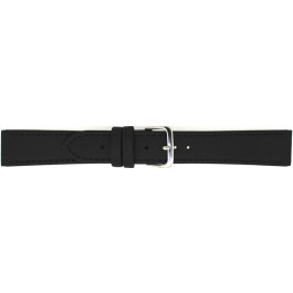 Correa de reloj Universal 823R.01.10 Cuero Negro 10mm