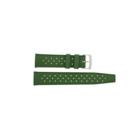 Correa de reloj Universal 840.45 Caucho Verde 22mm