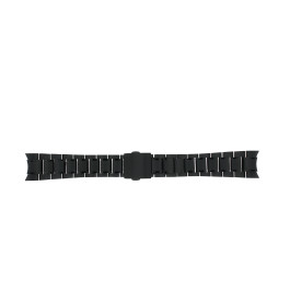Correa de reloj Seiko 8X53-0AB0 / SSE049J1 / M0XF111M0 Acero Negro 22mm