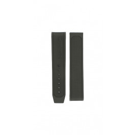 Correa de reloj Omega 32632405001001 Caucho Negro 19mm