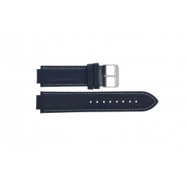 Correa de reloj Nautica A15663G Cuero Azul 16mm