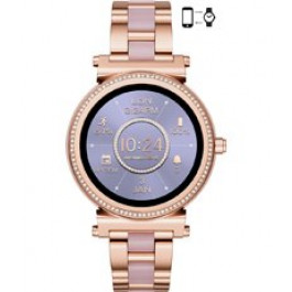 Correa de reloj Michael Kors MKT5041 Acero inoxidable Rosado 18mm