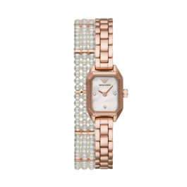 Correa de reloj Armani AR11323 Acero Rosado 8mm