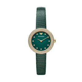 Correa de reloj Armani AR11419 Cuero Verde 12mm