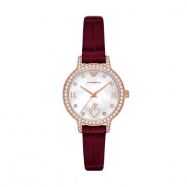 Correa de reloj Armani AR11510 Cuero Rojo 12mm
