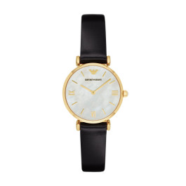 Correa de reloj Armani AR1910 Cuero Negro 14mm
