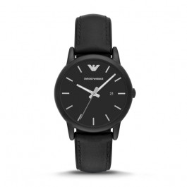Correa de reloj Armani AR1973 Cuero Negro 20mm