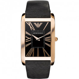 Correa de reloj Armani AR2034 Cuero Negro 23mm