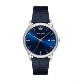 Correa de reloj Armani AR2501 Cuero Azul 22mm