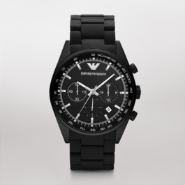Correa de reloj Armani AR5981 Acero/Silicona Negro 23mm