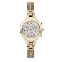 Correa de reloj Armani AR7390 Milanesa Chapado en oro