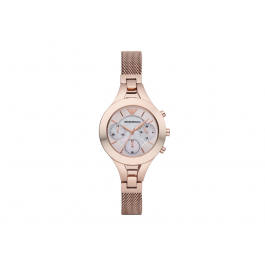 Correa de reloj Armani AR7391 Milanesa Rosado