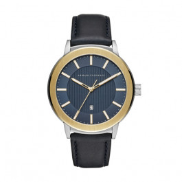 Correa de reloj Armani Exchange AX1463 Cuero Azul 22mm